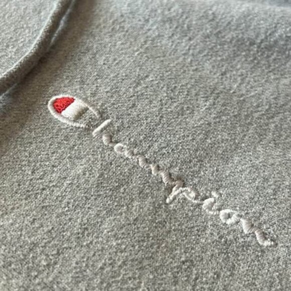 Champion Hoodie – Grey – Size Large - Picture 3 of 4
